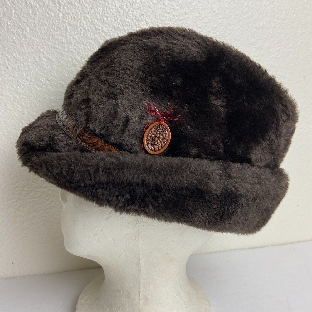 Vintage Faux Fur Winter Hat Cap